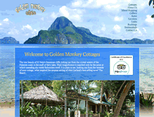 Tablet Screenshot of goldenmonkeyelnido.com